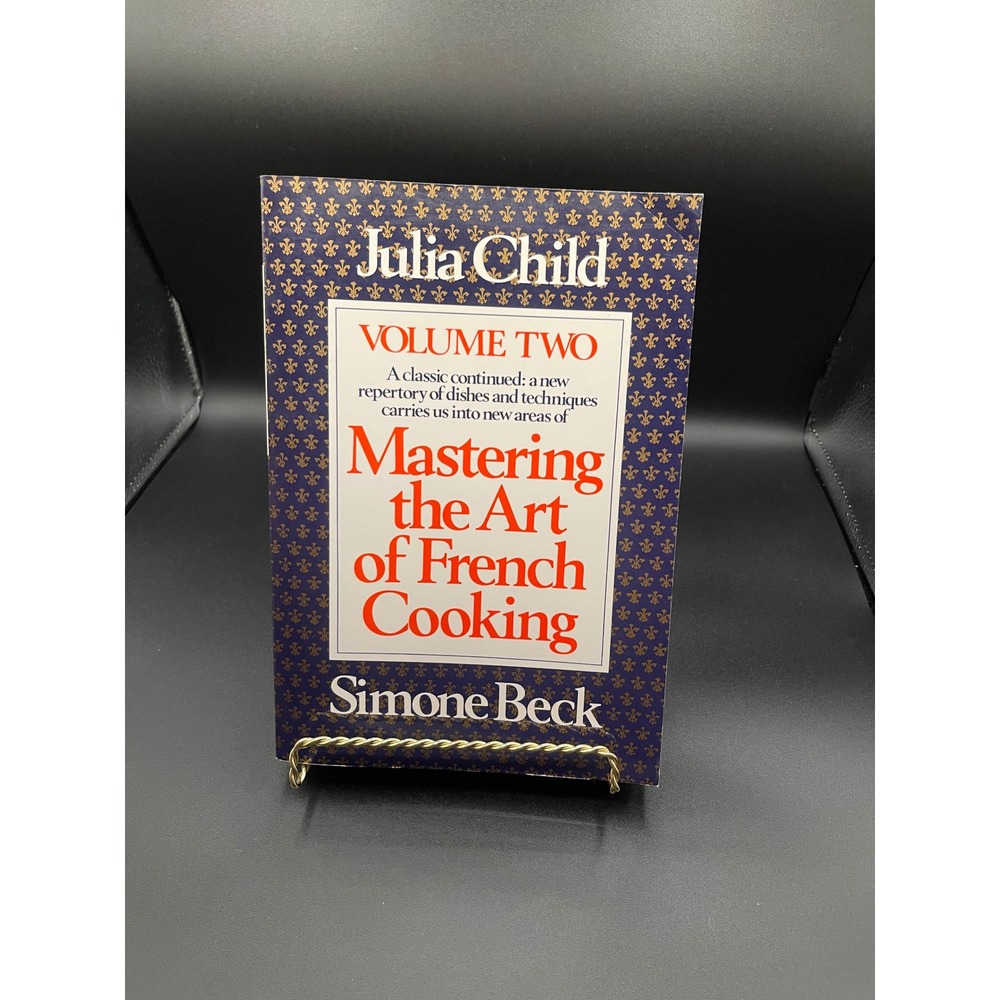 Julia Child Mastering the Art of French Cooking Vol 2 Signed Softcover 2000